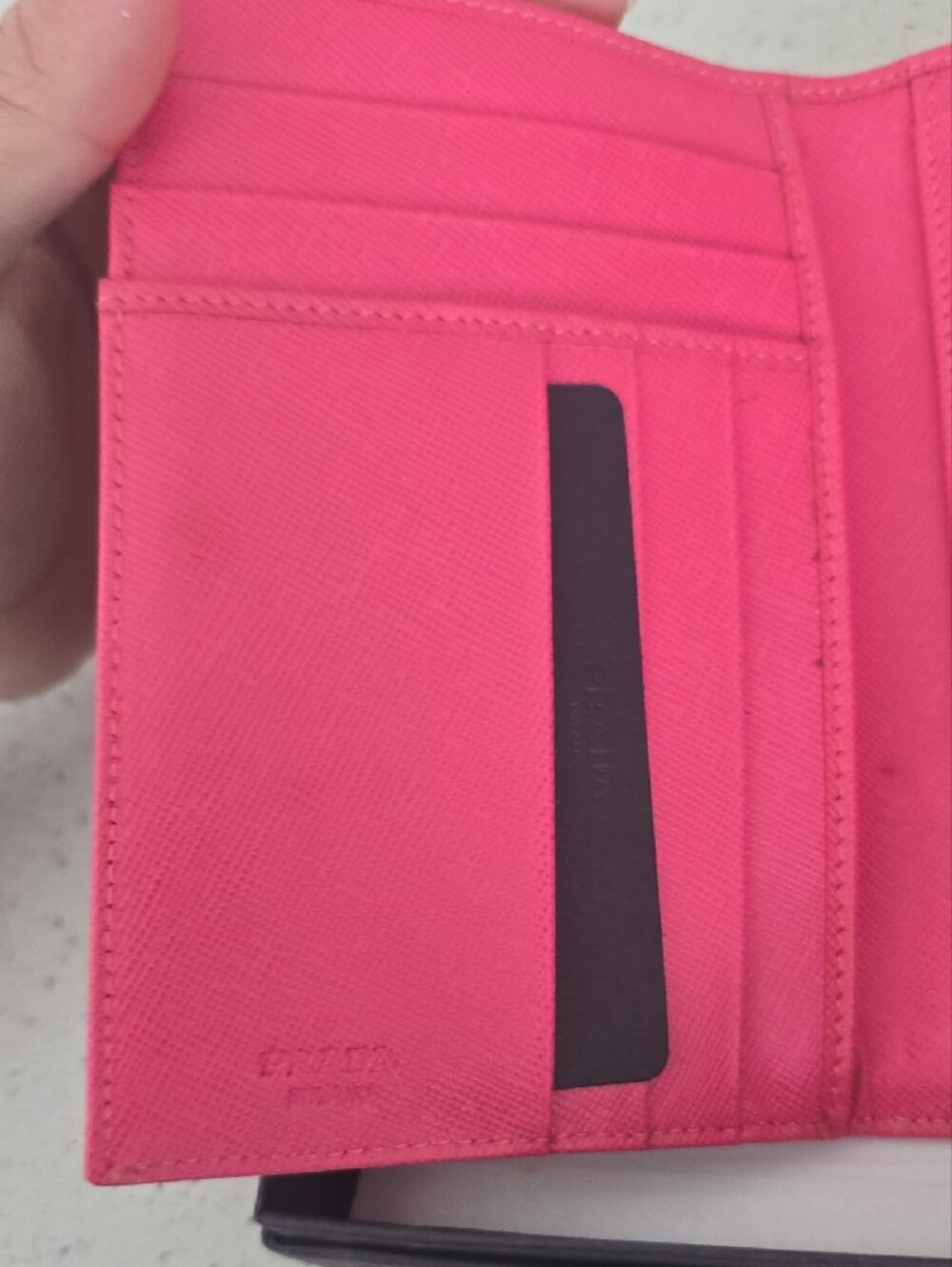 Prada Hot Pink Bifold Wallet - Picture 6 of 13